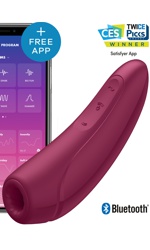 Satisfyer Curvy 1+, viininpunainen