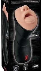 PDX Elite Deep Throat Vibrating Stroker