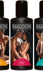 Magoon hierontaöljysetti, 3 x 100 ml