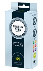 Mister Size -kondomi 49 mm, 10 kpl