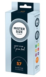 Mister Size -kondomi 57 mm, 10 kpl