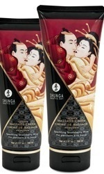 Kissable Massage Cream, Strawberry Wine, 200 ml