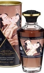 Shunga Warming Oil, intoxicating choco, 100 ml