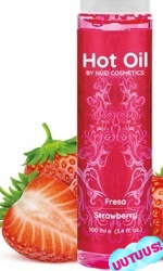 Hot Oil mansikka, 100 ml