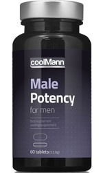 CoolMann Male Potency tabs, 60 kpl