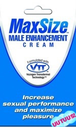 MAX Size Male Enhancement Cream, 5 ml