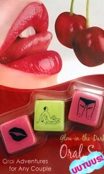 Glow-in-the-dark Oral Sex Dice