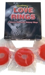 Gummy Love Rings - syötävät penisrenkaat